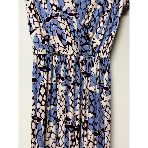 MODCLOTH Faux Wrap Giraffe Print Midi Dress, Sz S - Picture 5 of 11